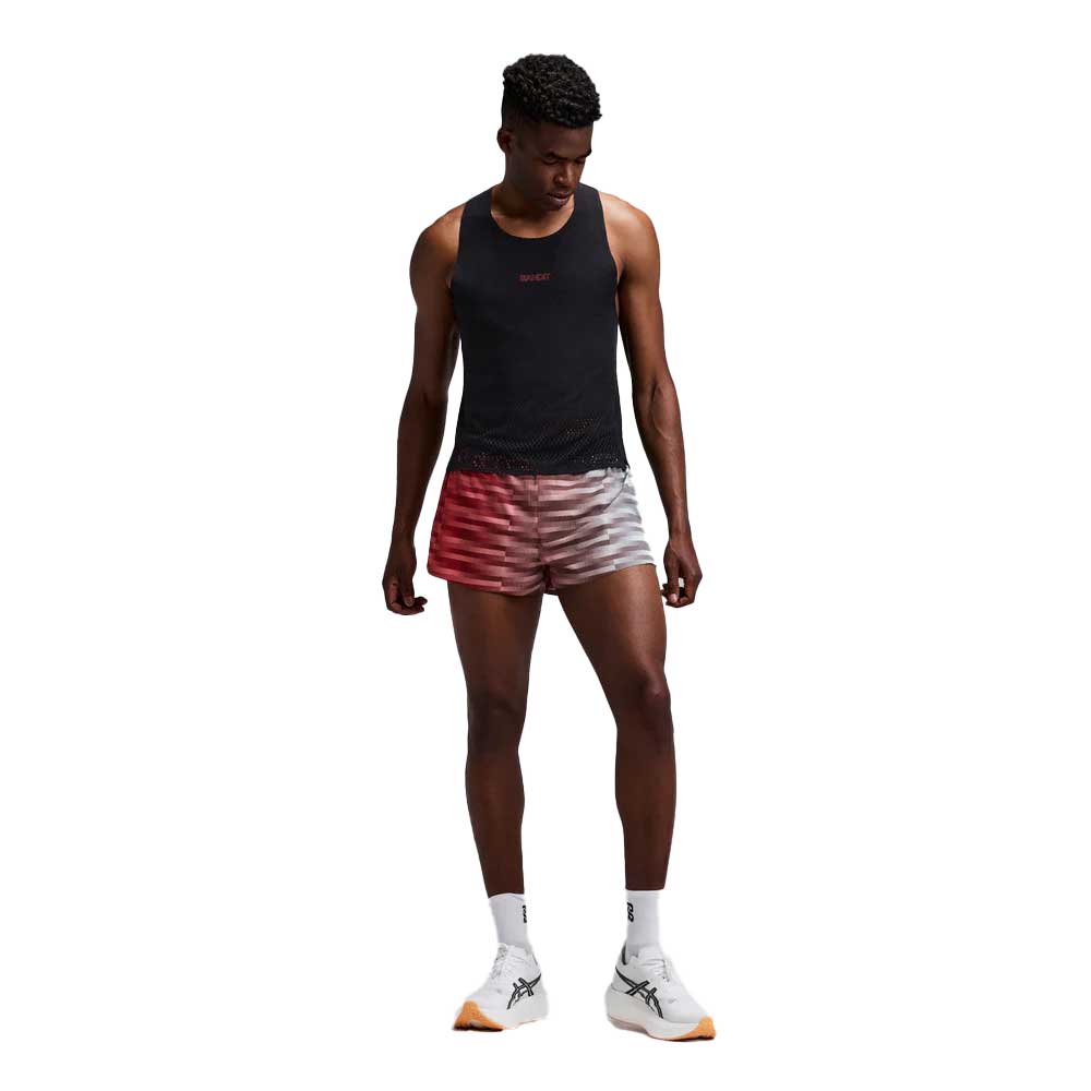 Men's Shredder Shorty Race Singlet - Black