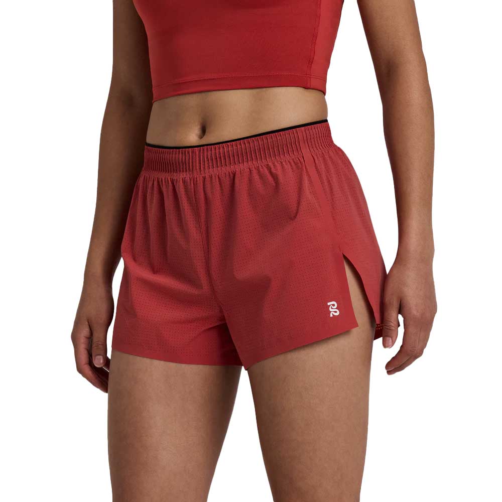Women's Vento Bonded Ridge Waistband Split Short - Rusted Apricot