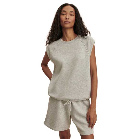 Women's Salome Raglan Tee - Light Grey Marl