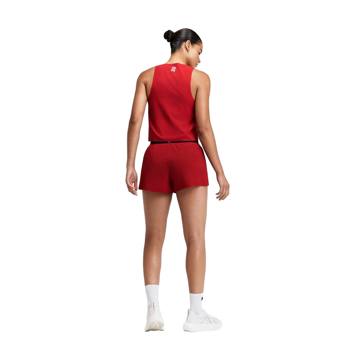 Women's Racing Cool Grid Split Shorts - Oxide Red
