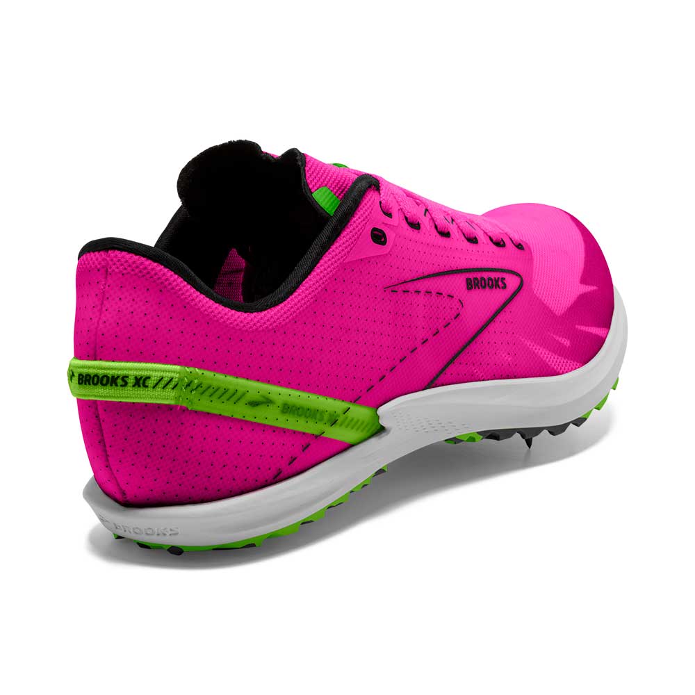 Draft XC Cross Country Spikes - Pink Glo/Green/Black - Regular (D)