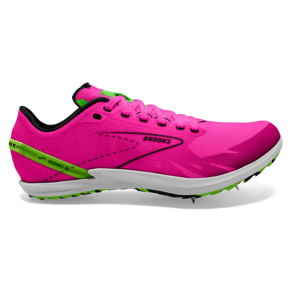 Draft XC Cross Country Spikes - Pink Glo/Green/Black - Regular (D)