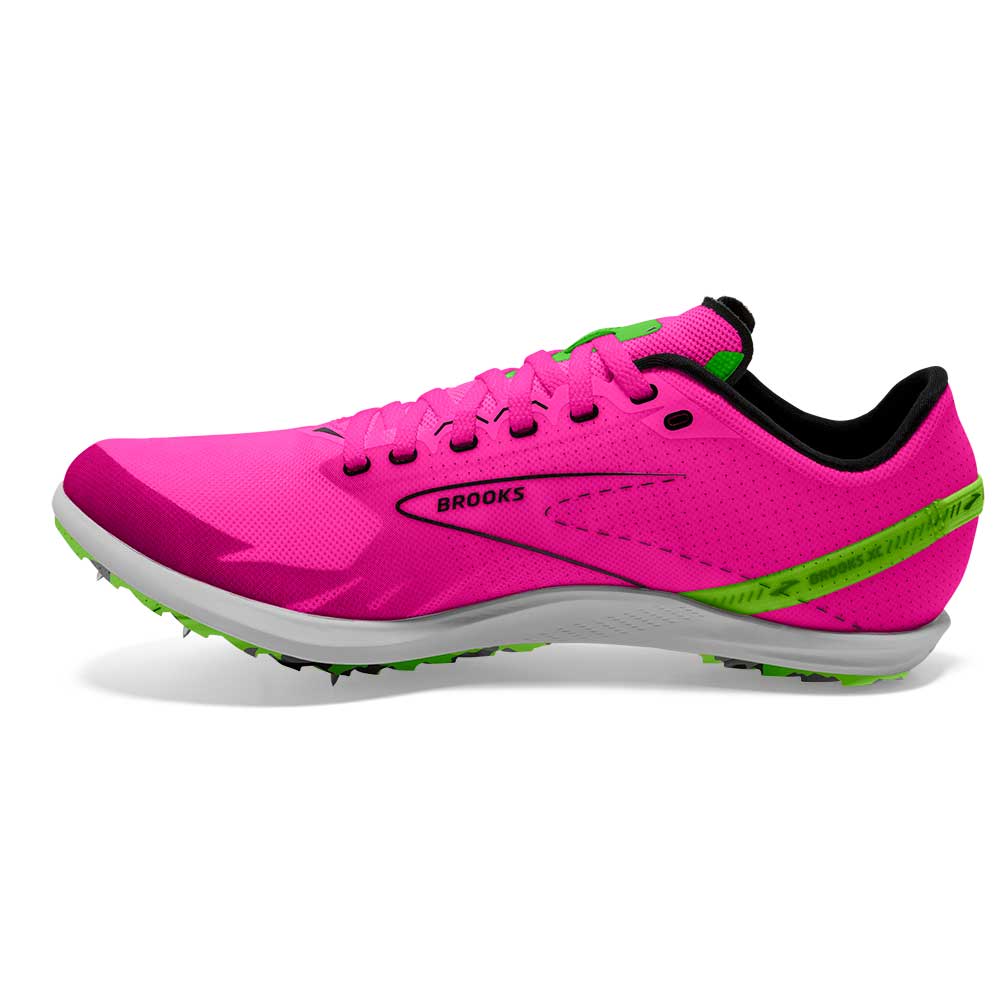 Draft XC Cross Country Spikes - Pink Glo/Green/Black - Regular (D)