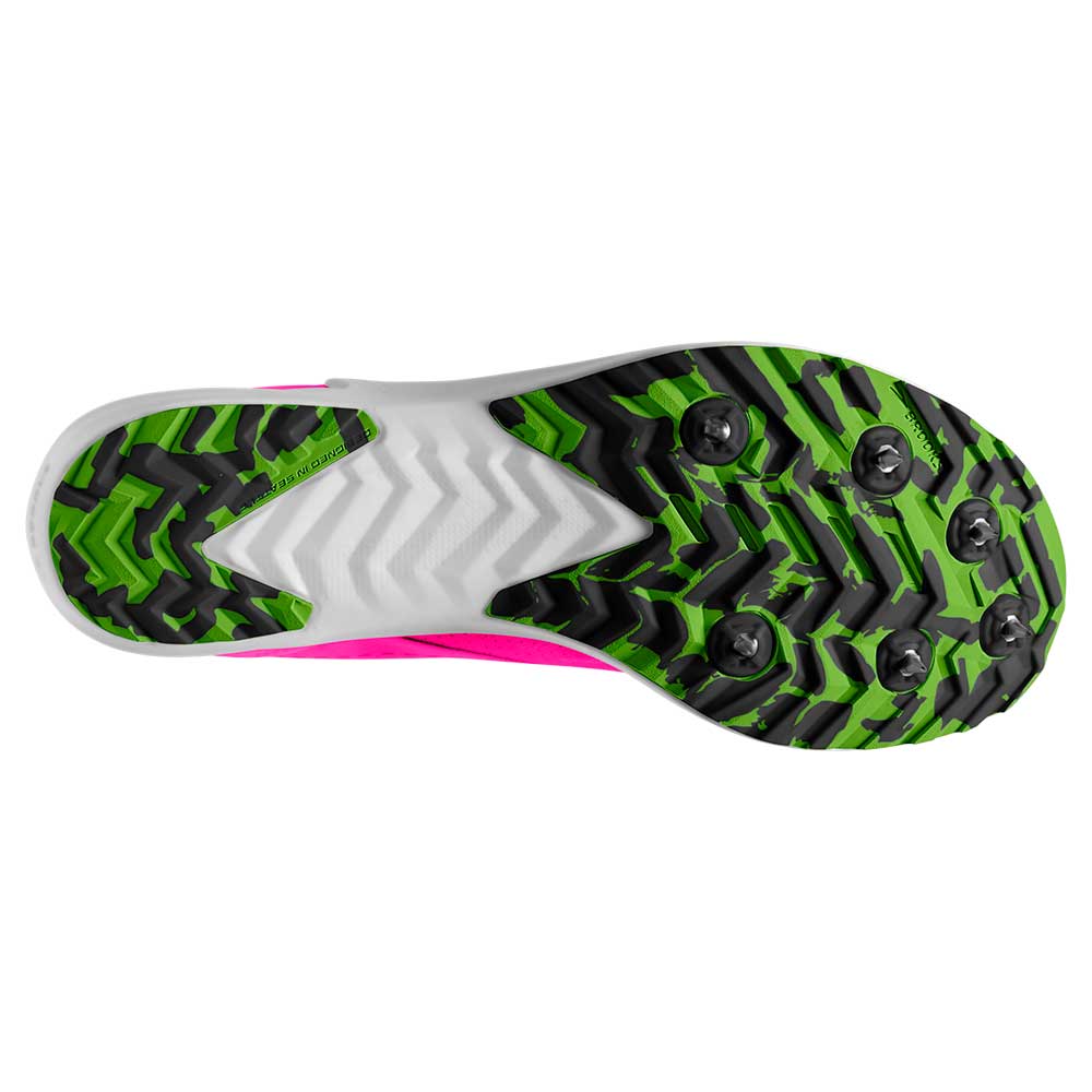 Draft XC Cross Country Spikes - Pink Glo/Green/Black - Regular (D)