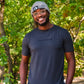 Men's GAZELLE SPORTS We Believe Performance Tech Short Sleeve - Black/White Woven Square Patch w/ Light Gray Gazelle