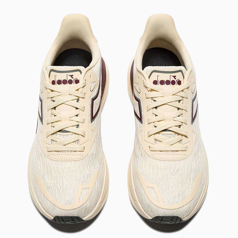 Men's Nucleo 2 Running Shoe - Whisper White/Maroon Banner - Regular (D)