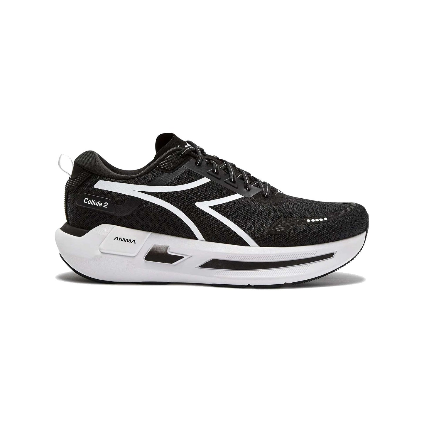 Men's Cellula 2 Running Shoe - Black/White - Regular (D)
