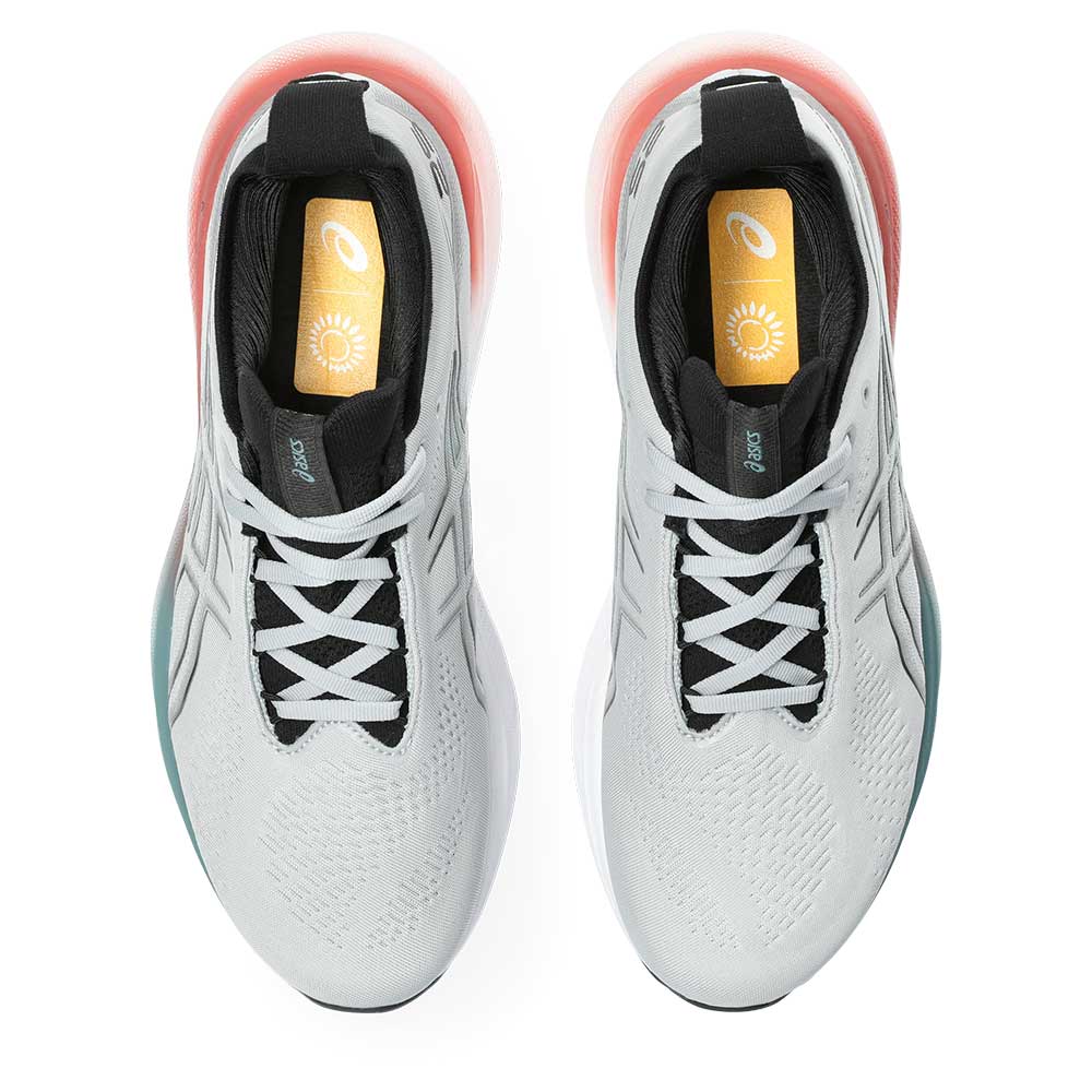 Men's Gel-Nimbus 25 Running Shoe - Piedmont Grey/Foggy Teal - Regular (D)