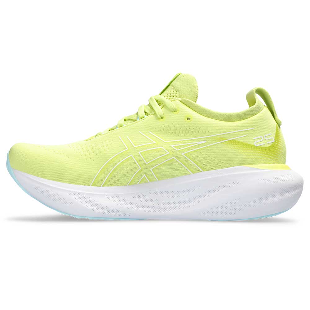 Men's Gel-Nimbus 25 Running Shoe- Glow Yellow/White- Regular (D ...