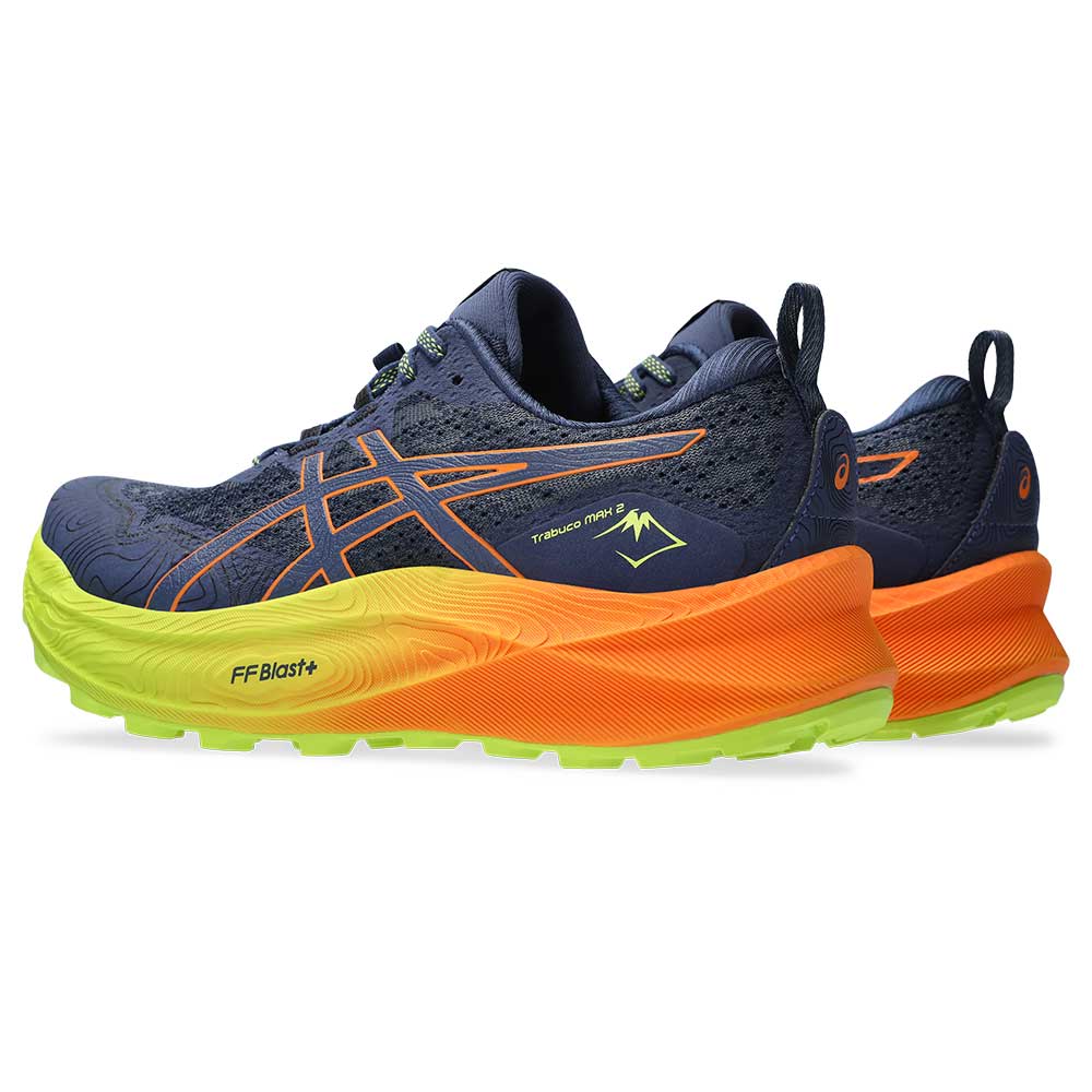 Men's Trabuco Max 2 Trail Running Shoe - Deep Ocean/Bright Orange - Regular (D)