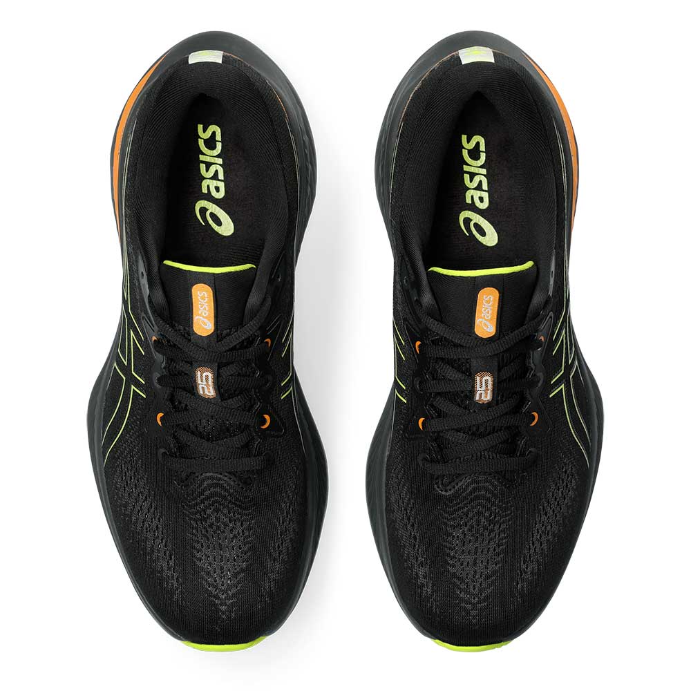 Men's Gel-Cumulus 25 GTX Running Shoe - Black/Neon Lime - Regular (D)