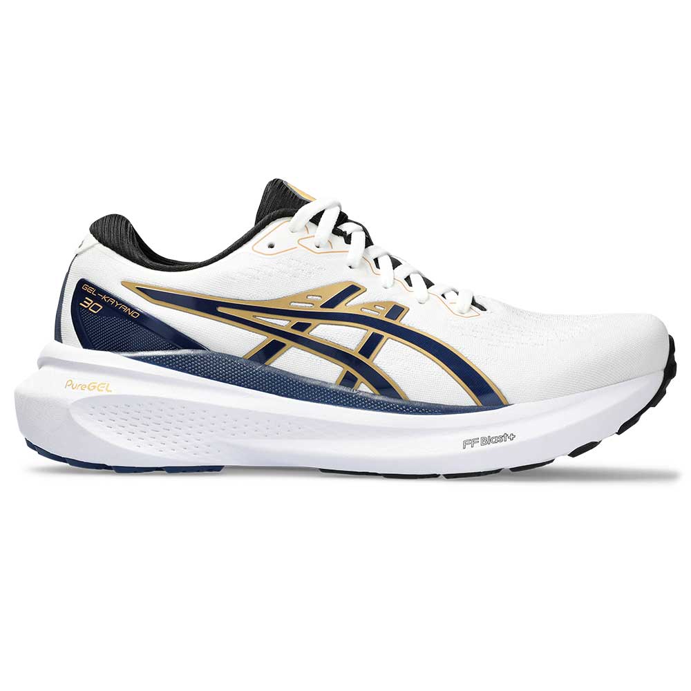 Men's Gel-Kayano 30 Anniversary Running Shoe - White/Deep Ocean - Regular (D)