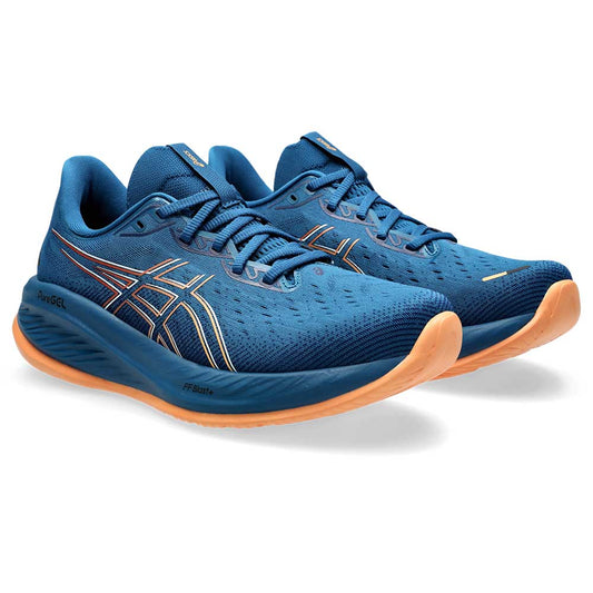 Men's Gel-Cumulus 26 Running Shoe - Rich Navy/Faded Orange - Regular (D)