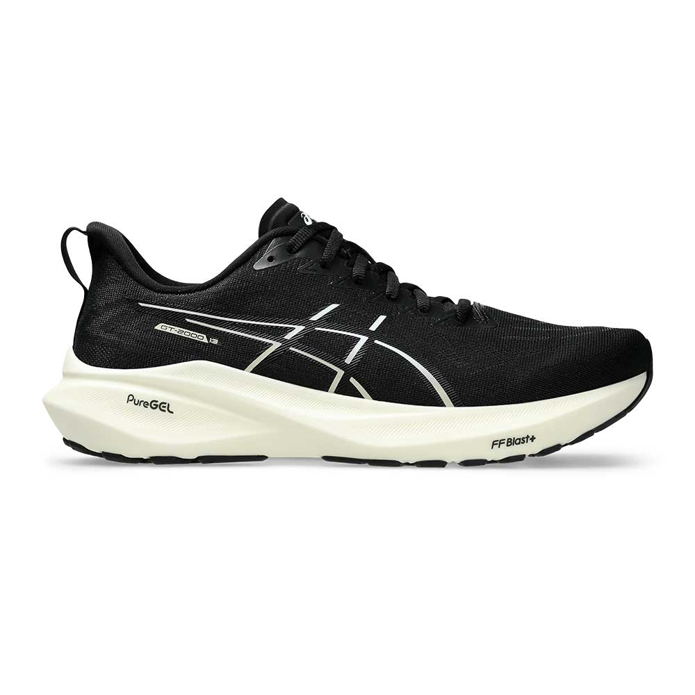 Men's GT-2000 13 Running Shoe - Black/White - Regular (D)