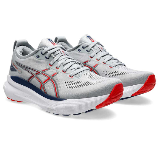 Men's Gel-Kayano 31 Running Shoe - Piedmont Grey/Fiery Red - Regular (D)