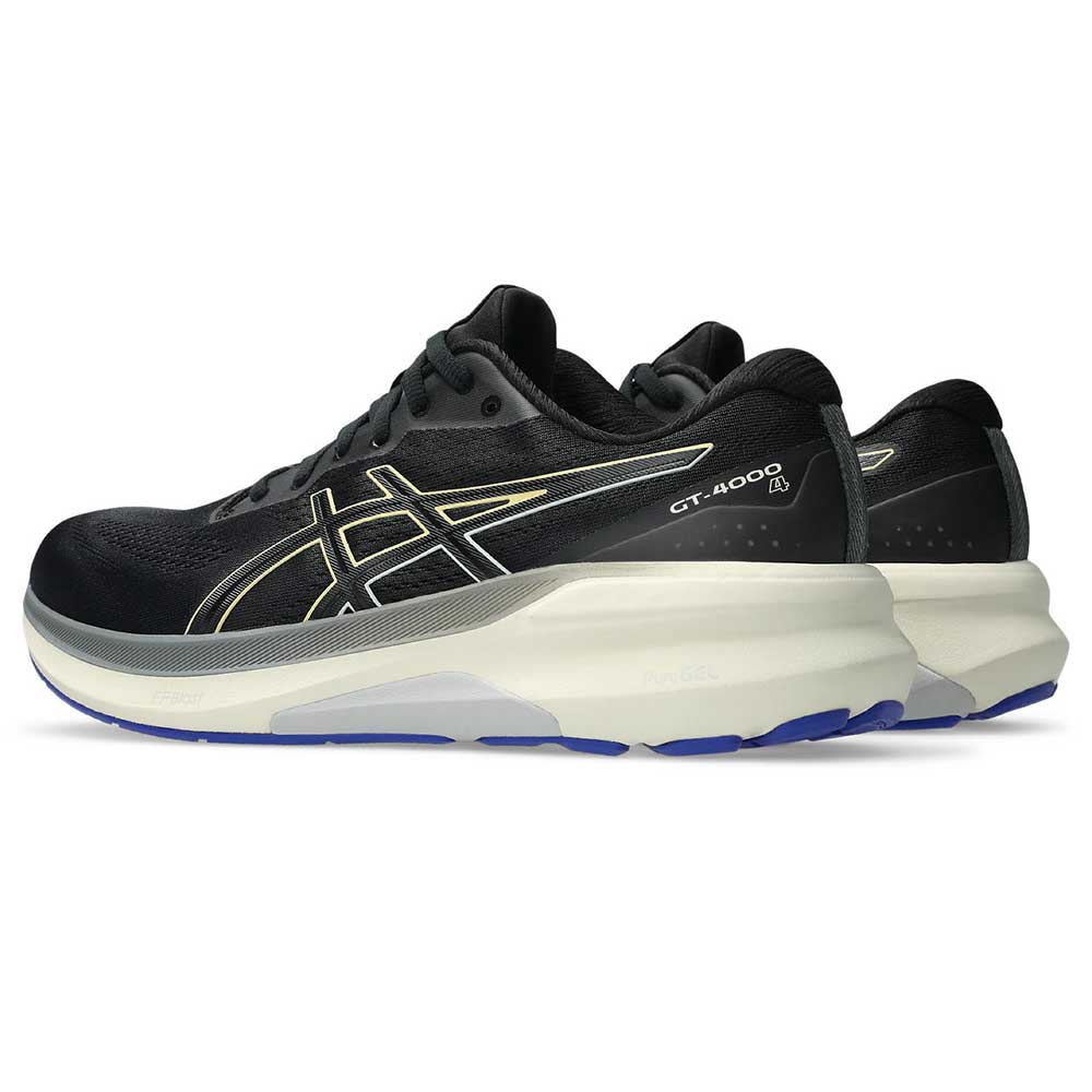 Men's GT-4000 4 Running Shoe - Black/Light Orange - Regular (D)