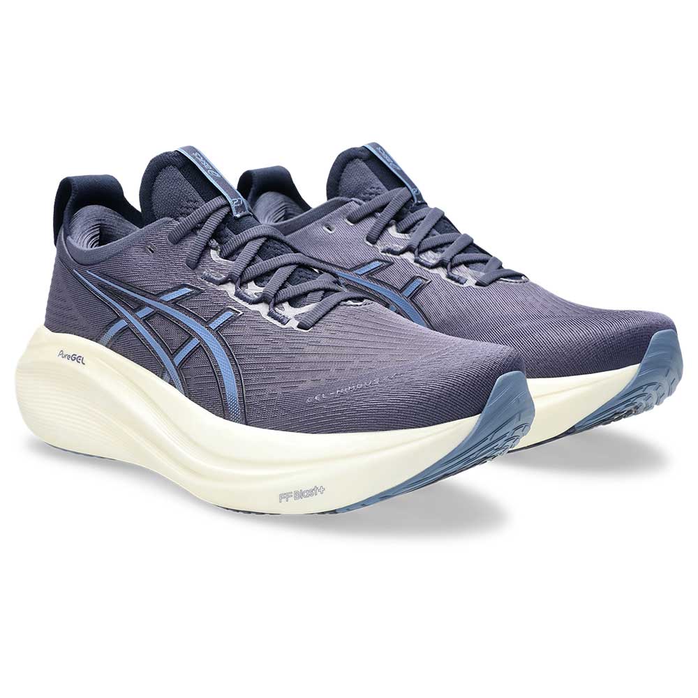 Men's Gel-Nimbus 27 Running Shoe - Indigo Fog/Denim Blue - Regular (D)