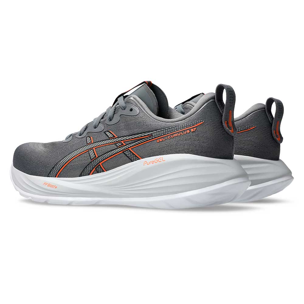 Men's Gel-Cumulus 27 Running Shoe - Carbon/Nova Orange - Regular (D)
