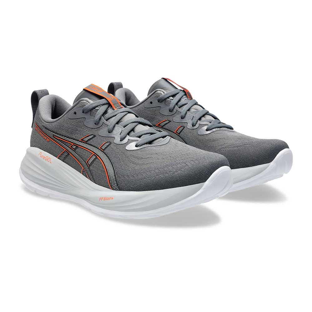 Men's Gel-Cumulus 27 Running Shoe - Carbon/Nova Orange - Regular (D)