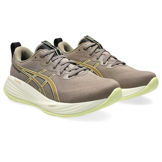 Men's Gel-Cumulus 27 Running Shoe - Taupe Grey/Black - Wide (2E)