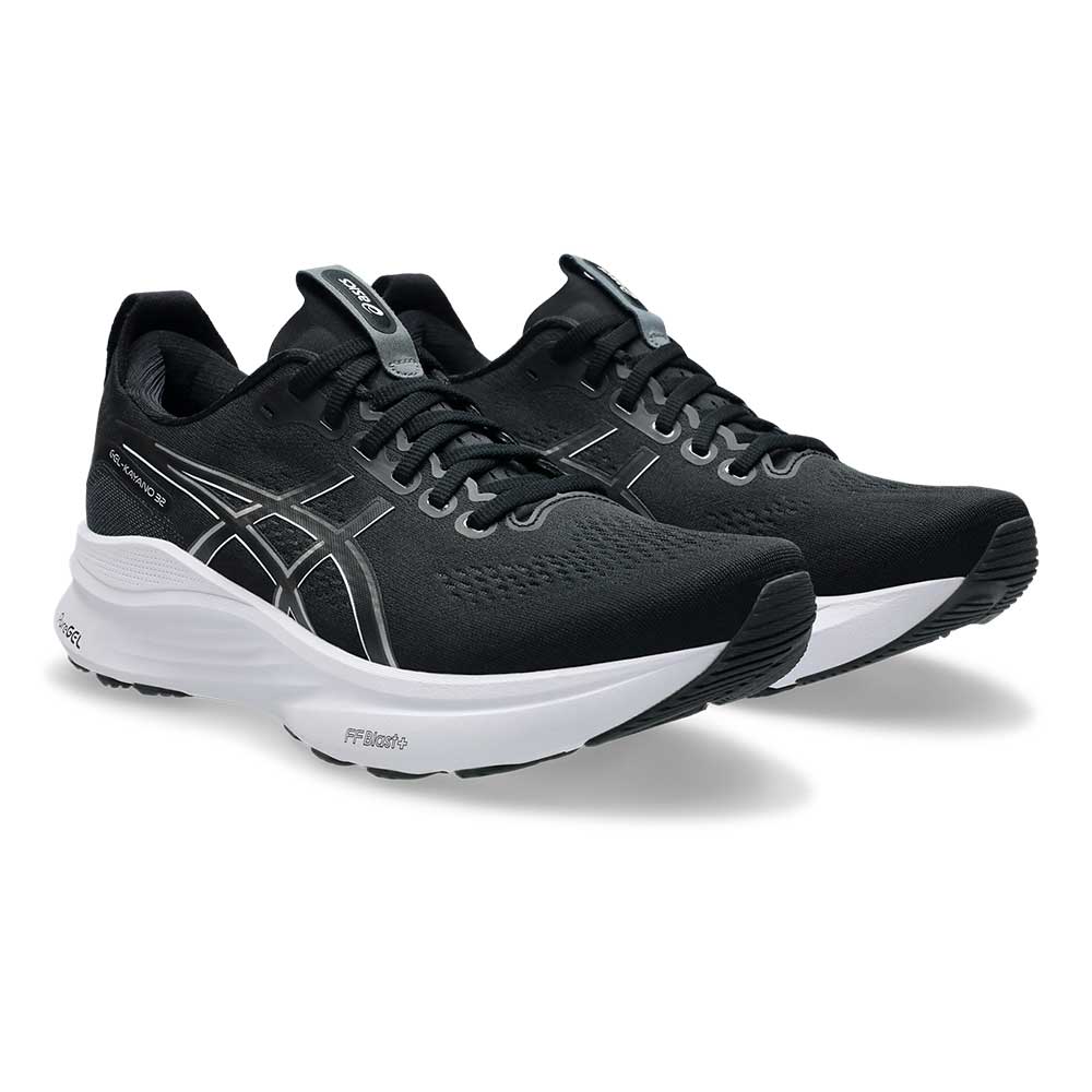 Men's Gel-Kayano 32 Running Shoe - Black/White - Wide (2E)