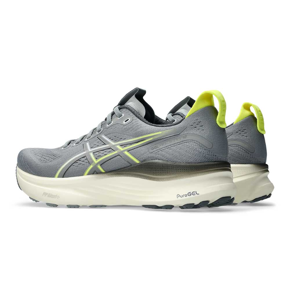 Men's Gel-Kayano 32 Running Shoe - Gravel/Citron - Regular (D)