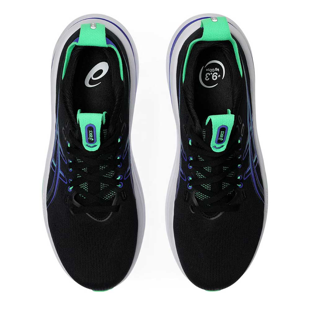 Men's Gel-Nimbus 28 Running Shoe - Black/Cobalt Burst - Regular (D)