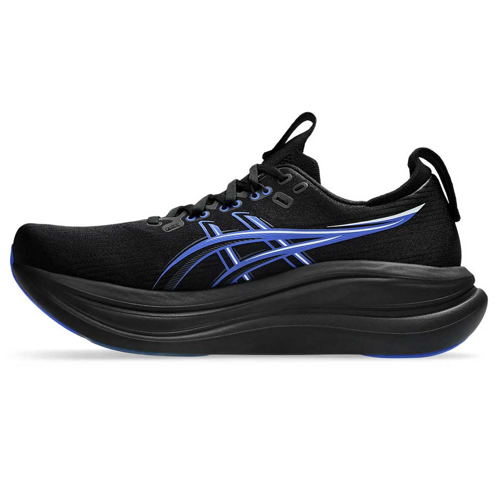 Men's Gel-Nimbus 28 Running Shoe - Black/Neon Blue - Regular (D)
