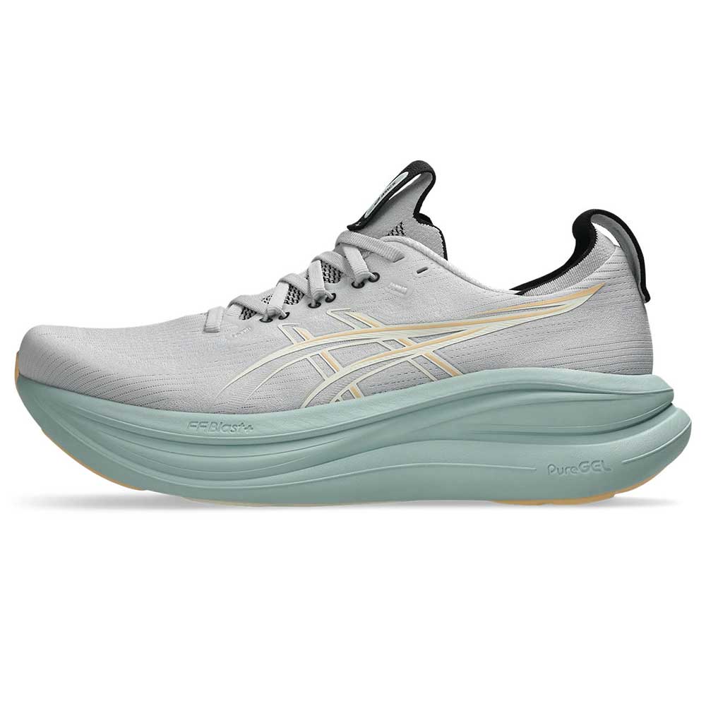 Men's Gel-Nimbus 28 Running Shoe - Cloud Grey/Cream - Regular (D)
