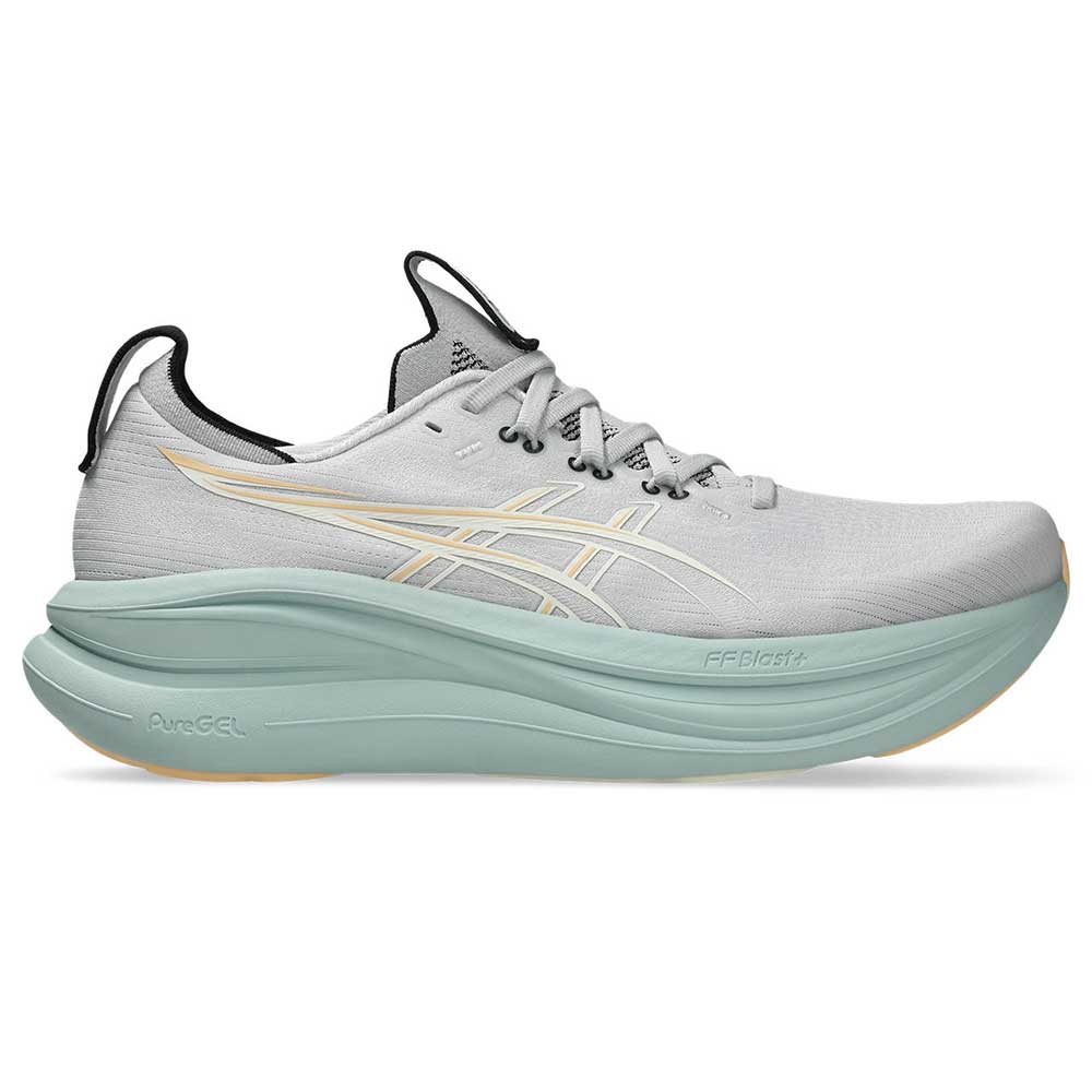 Men's Gel-Nimbus 28 Running Shoe - Cloud Grey/Cream - Regular (D)