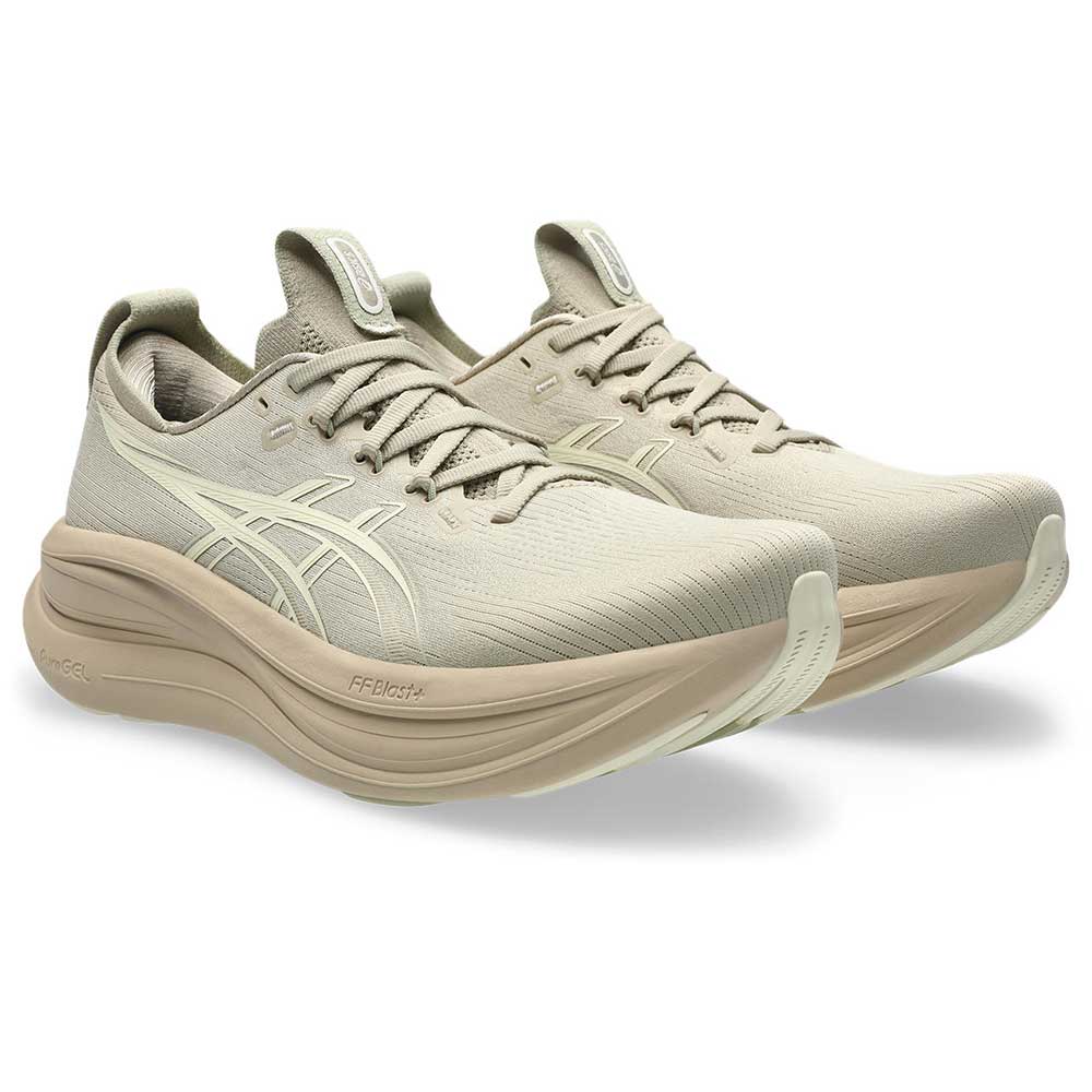 Men's Gel-Nimbus 28 Running Shoe - Feather Grey/Cream - Regular (D)