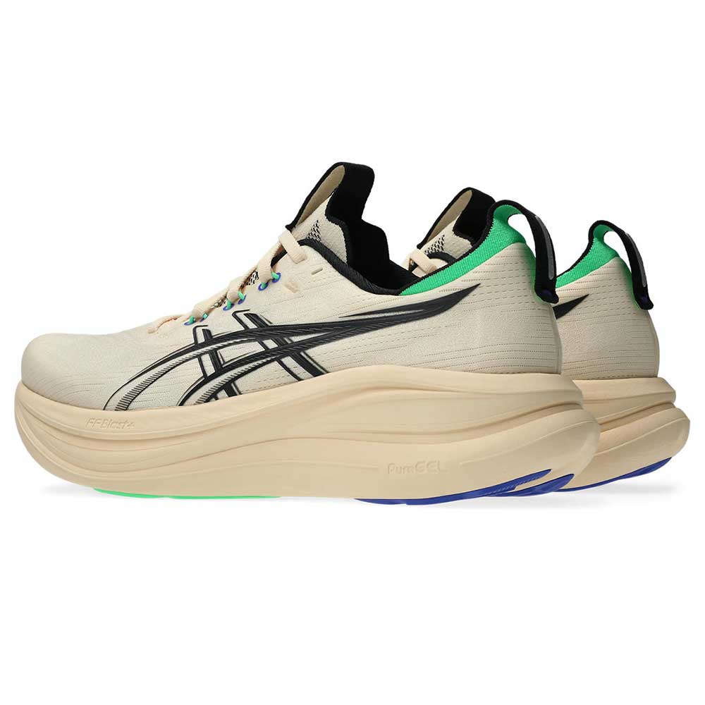 Men's Gel-Nimbus 28 Running Shoe - Seashell/Black - Regular (D)