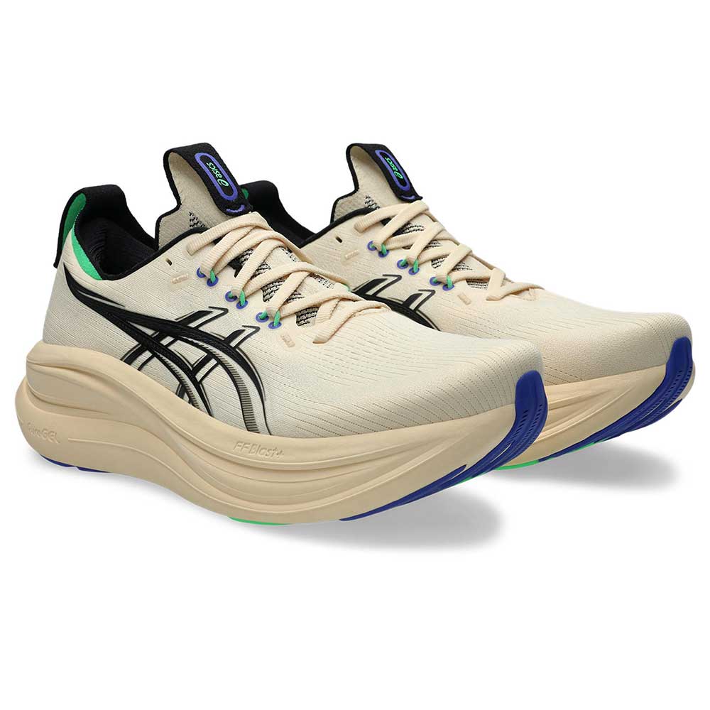 Men's Gel-Nimbus 28 Running Shoe - Seashell/Black - Regular (D)