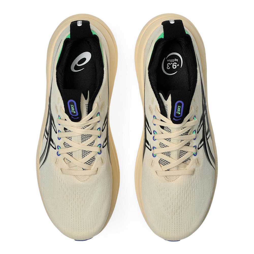 Men's Gel-Nimbus 28 Running Shoe - Seashell/Black - Regular (D)