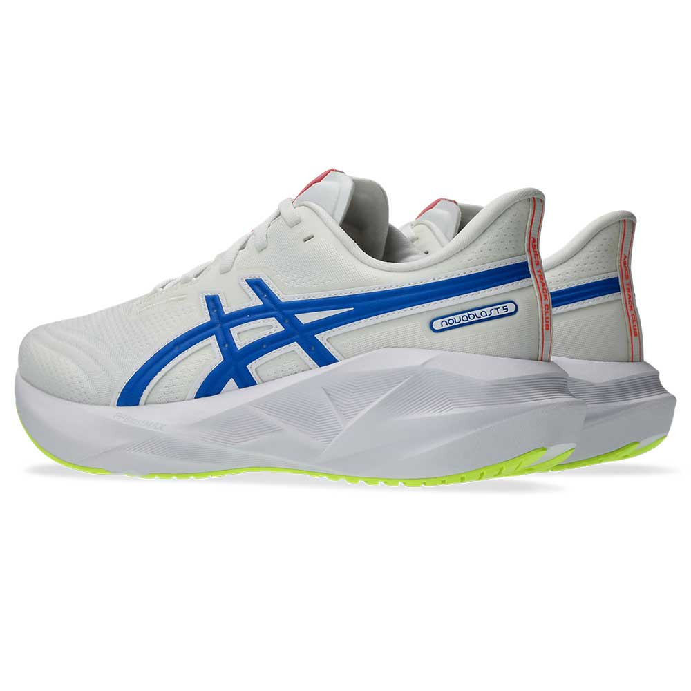 Men's Novablast 5 ATC Running Shoe - White/Tuna Blue - Regular (D)
