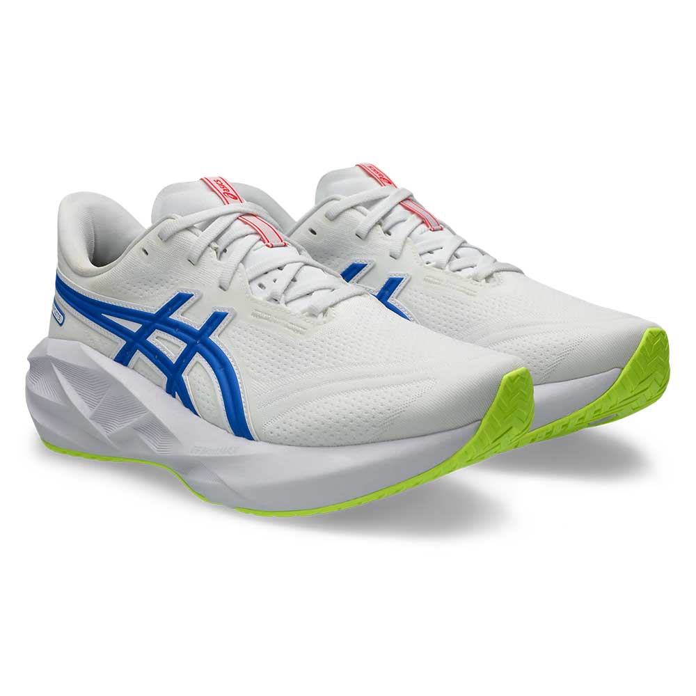 Men's Novablast 5 ATC Running Shoe - White/Tuna Blue - Regular (D)