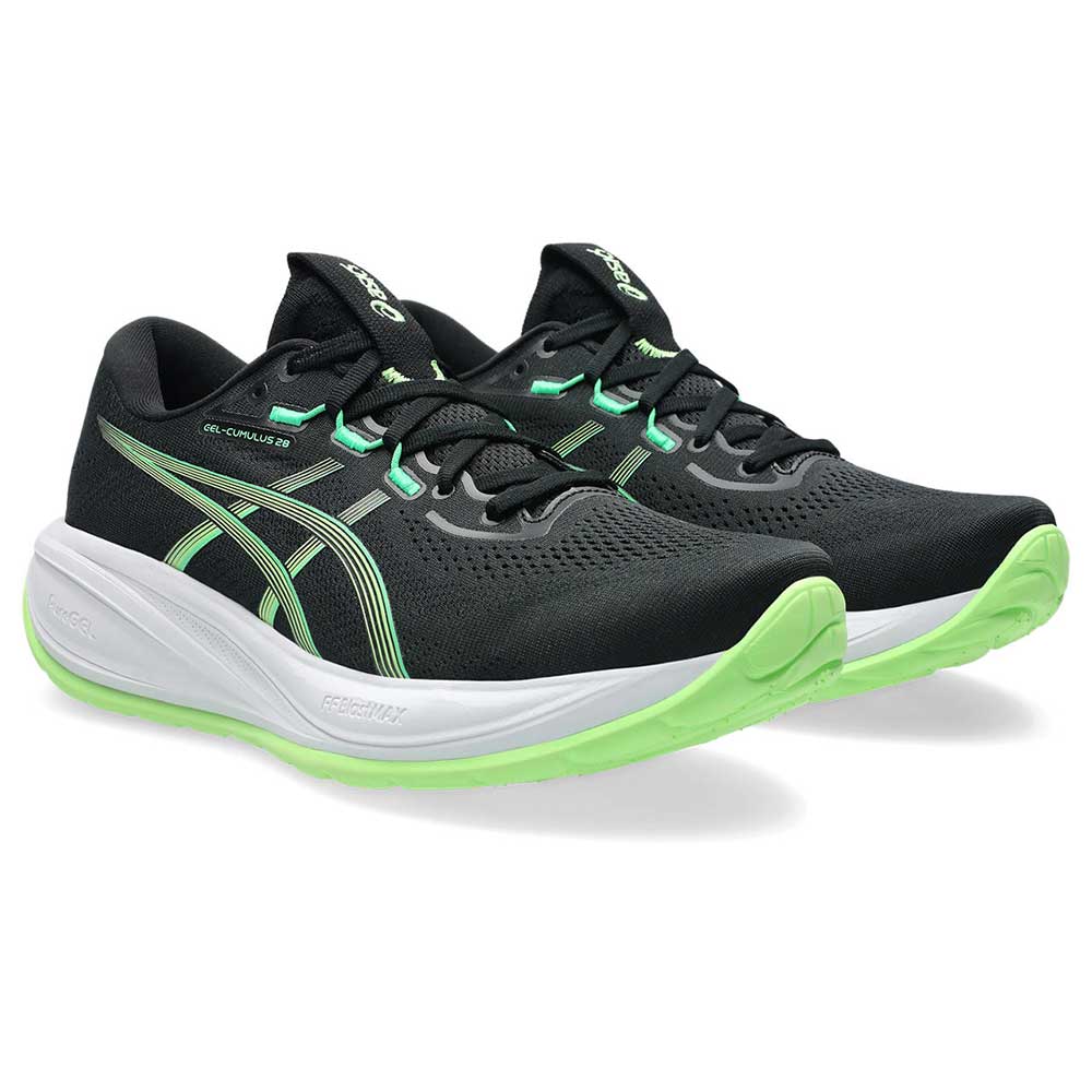 Men's Gel-Cumulus 28 - Black/Illuminate Green - Regular (D)