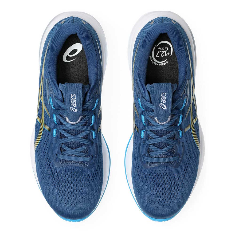 Men's Gel-Cumulus 28 Running Shoe - Twilight Blue/Yamabuki - Regular (D)