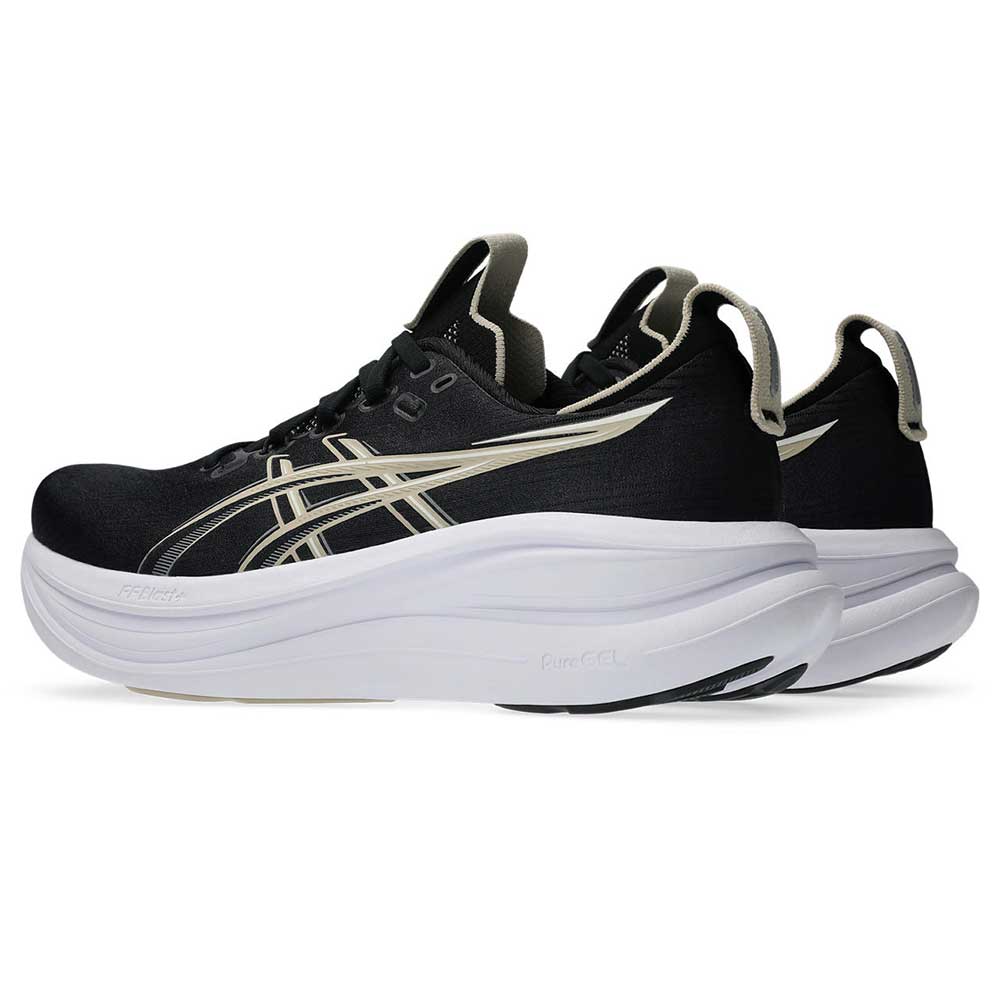 Men's Gel-Nimbus 28 Running Shoe - Black/Feather Grey - Wide (2E)