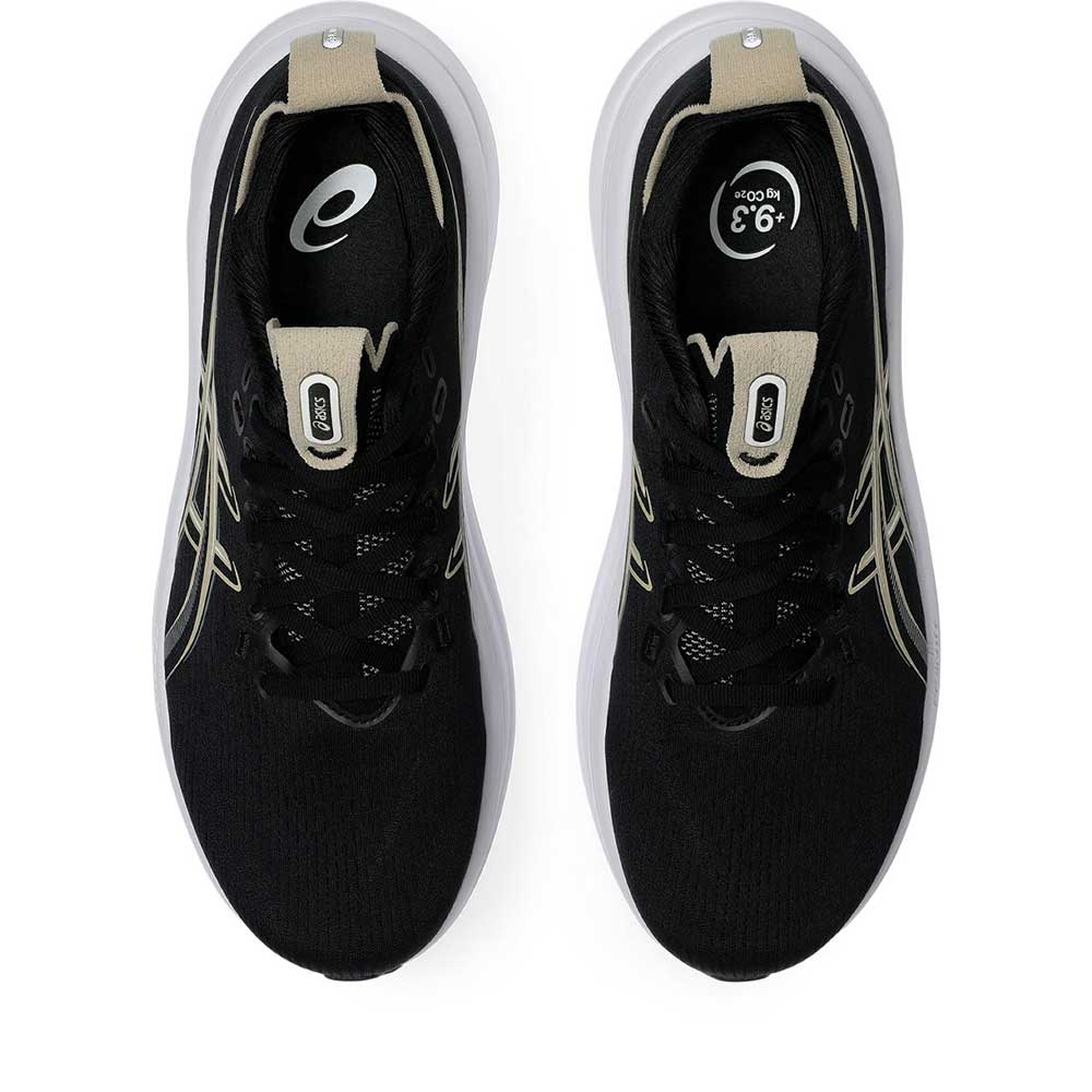 Men's Gel-Nimbus 28 Running Shoe - Black/Feather Grey - Wide (2E)