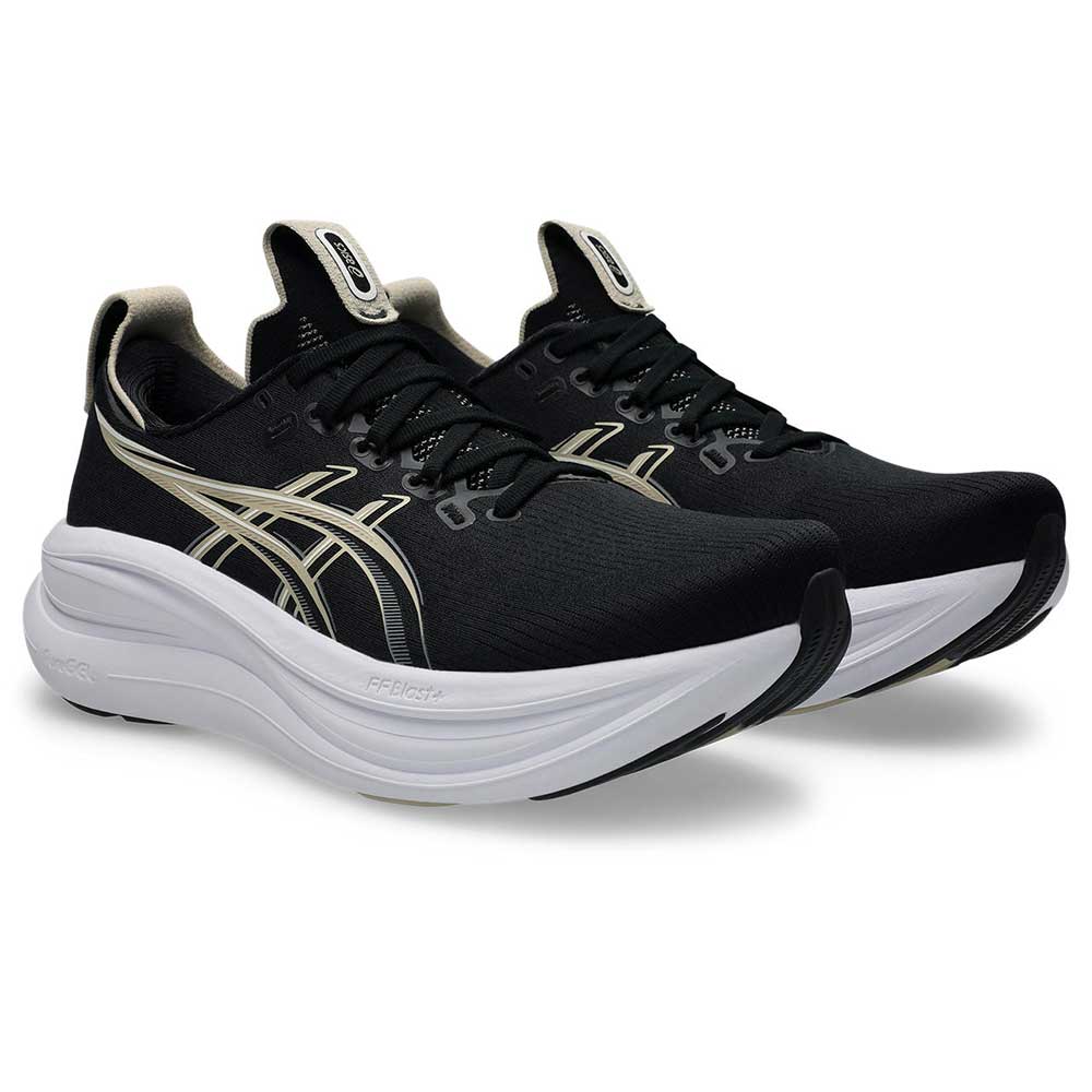 Men's Gel-Nimbus 28 Running Shoe - Black/Feather Grey - (Extra Wide 4E)