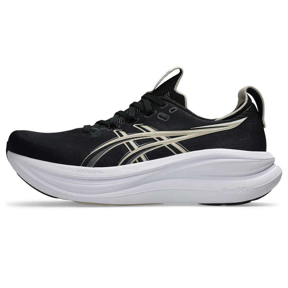 Men's Gel-Nimbus 28 Running Shoe - Black/Feather Grey - (Extra Wide 4E)