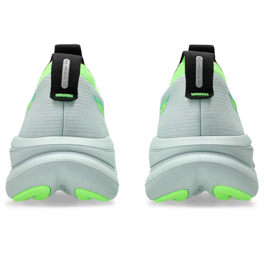 Men's Gel-Nimbus 28 Running Shoe - Cold Moss/Illuminate Green - Extra Wide (4E)