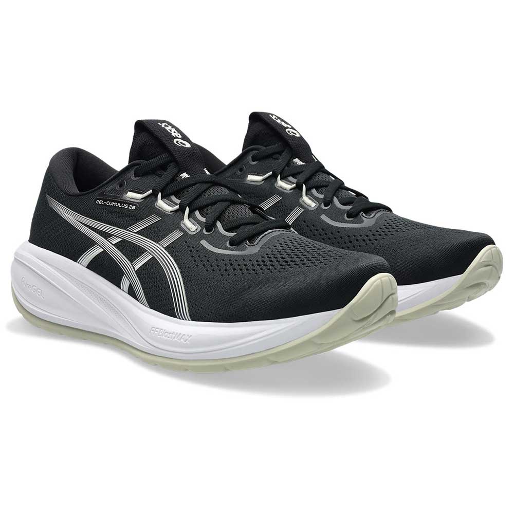 Men's Gel-Cumulus 28  - Black/White - Extra Wide (4E)