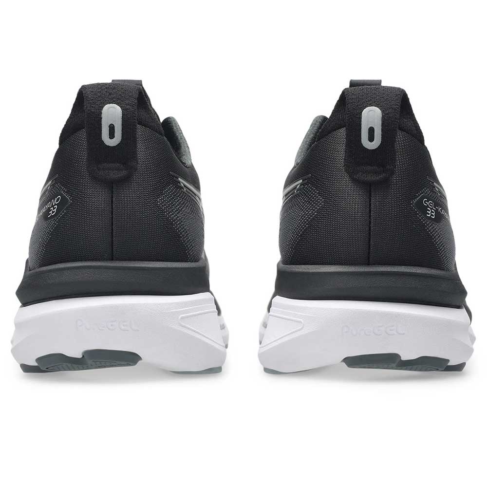 Men's Gel-Kayano 33 Running Shoe - Black/White - Regular (D)