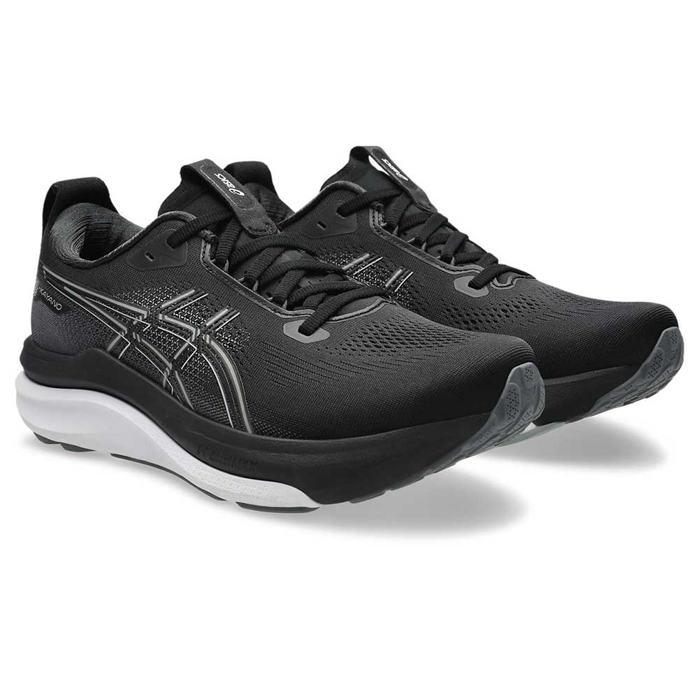 Men's Gel-Kayano 33 Running Shoe - Black/White - Regular (D)