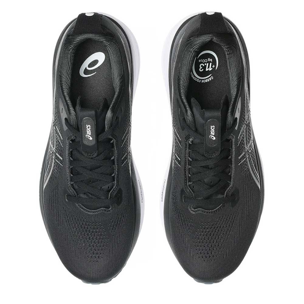 Men's Gel-Kayano 33 Running Shoe - Black/White - Regular (D)