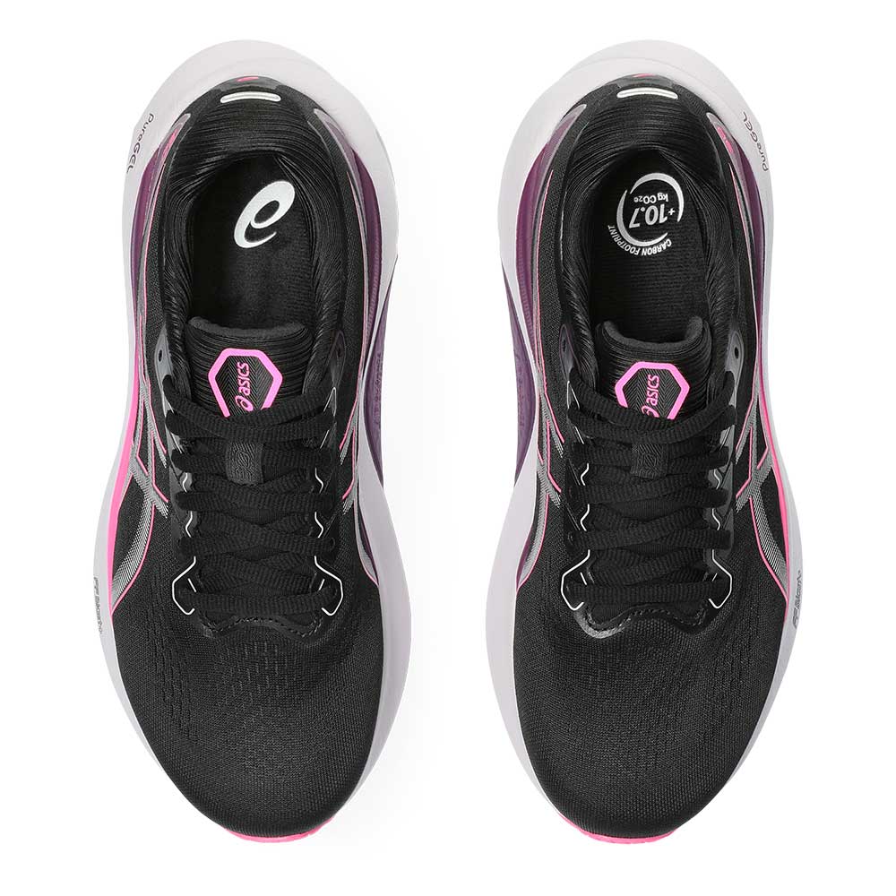 Women's Gel-Kayano 30 Running Shoe - Black/Lilac Hint - Regular (B)