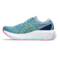 Women's Gel-Kayano 30 Running Shoe - Gris Blue/Lime Green- Regular (B)