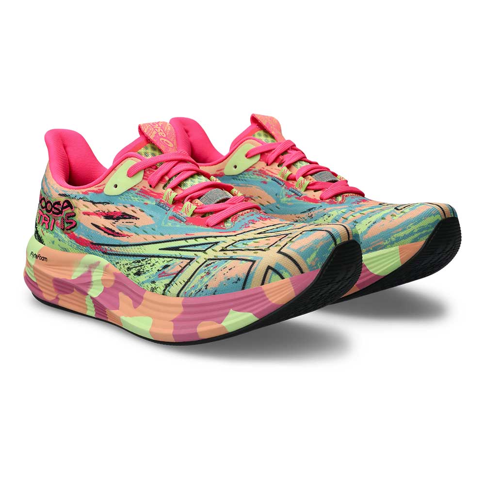 Women's Noosa TRI 15 Running Shoe - Summer Dune/Lime Green - Regular (B)